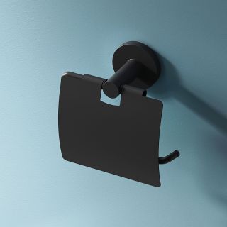 Держатель туалетной бумаги AM.PM X-Joy A85A341422 с крышкой Черный матовый